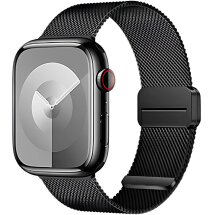 Ремінець Hoco WA26 для Apple Watch 44 / SE 44 / 45 / 46 / Ultra / Ultra 2 / Ultra 3 - Black: фото 1 з 2