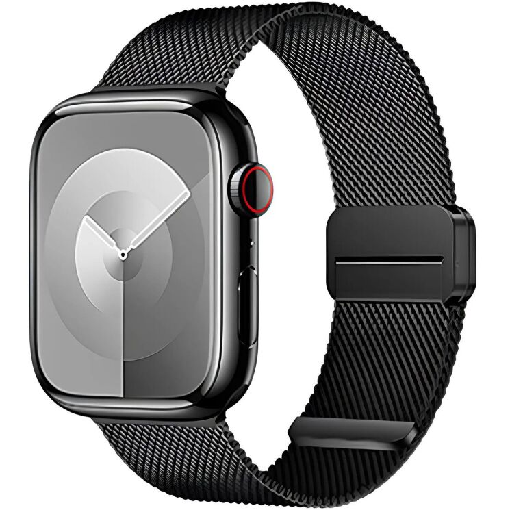 Ремінець Hoco WA26 для Apple Watch 44 / SE 44 / 45 / 46 / Ultra / Ultra 2 / Ultra 3 - Black: фото 1 з 2