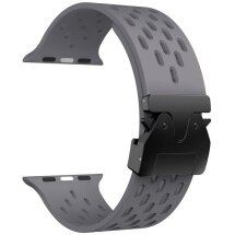 Ремешок KALEBOL Astra Strap для Apple Watch 46 / 45 / 44 / SE 44 / 42 (Series 1-3) / Ultra / Ultra 2 - Space Grey: фото 1 из 9