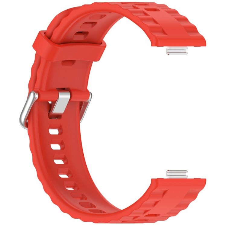 Ремешок UniCase Silicone Strap для Huawei Watch Fit 3 / Fit 4 / Fit 4 Pro - Red: фото 2 из 7