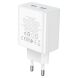 Сетевое зарядное устройство Hoco C108A PD35W + кабель Type-C to Lightning - White (346166W). Фото 11 из 13