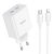 Сетевое зарядное устройство Hoco C108A PD35W + кабель Type-C to Lightning - White: фото 1 из 13