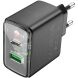 Сетевое зарядное устройство Hoco CS42A PD30W + QC3.0 - Black (960166B). Фото 2 из 7