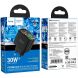 Сетевое зарядное устройство Hoco CS42A PD30W + QC3.0 - Black (960166B). Фото 5 из 7