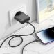 Сетевое зарядное устройство Hoco N37 Delgado PD20W + кабель Type-C to Lightning - Black (960107B). Фото 8 из 9