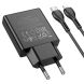 Сетевое зарядное устройство Hoco N37 Delgado PD20W + кабель Type-C to Lightning - Black (960107B). Фото 6 из 9
