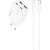 Сетевое зарядное устройство Hoco N56 30W 2C+2U + кабель Type-C to Lightning - White: фото 1 из 6