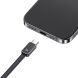 Мережевий зарядний пристрій USAMS US-CC296 GaN 30W (USB + Type-C) + кабель Type-C - Black (960222B). Фото 4 з 21
