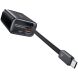 Мережевий зарядний пристрій USAMS US-CC296 GaN 30W (USB + Type-C) + кабель Type-C - Black (960222B). Фото 2 з 21