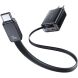 Мережевий зарядний пристрій USAMS US-CC296 GaN 30W (USB + Type-C) + кабель Type-C - Black (960222B). Фото 3 з 21