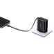 Мережевий зарядний пристрій USAMS US-CC296 GaN 30W (USB + Type-C) + кабель Type-C - Black (960222B). Фото 5 з 21