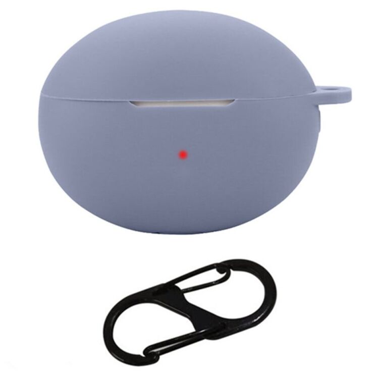 Силіконовий чохол Deexe Silicone Case (FH) для Huawei FreeBuds 6i - Purple: фото 1 з 5