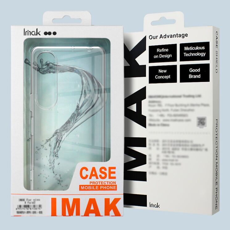 Силіконовий чохол IMAK UX-10 Series для Motorola Moto G56 - Transparent: фото 7 з 7