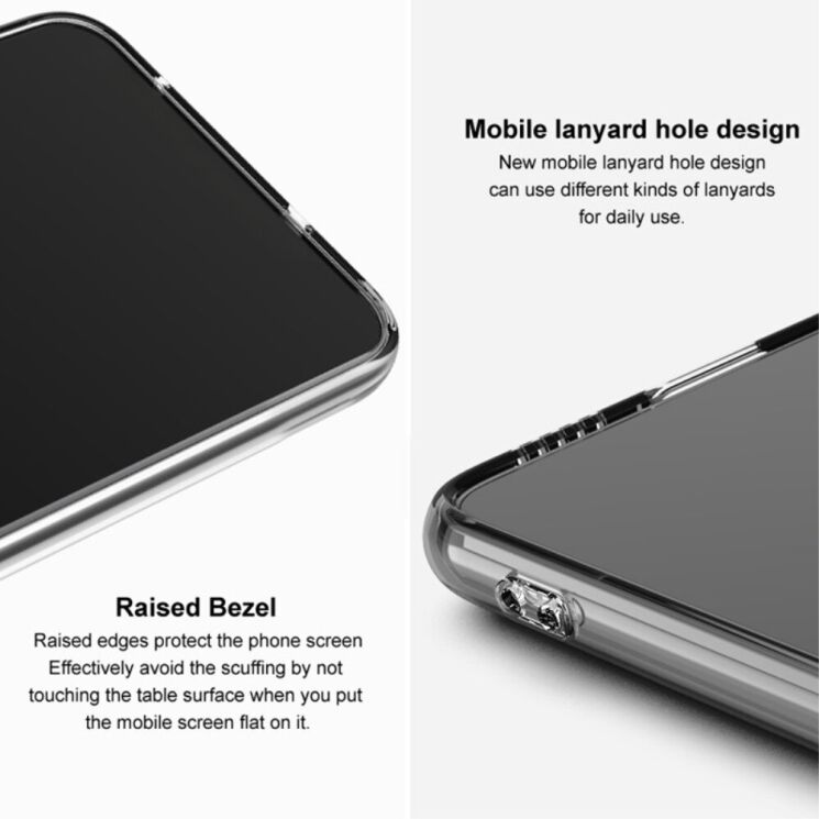 Силиконовый чехол IMAK UX-5 Series для Samsung Galaxy S24 FE (S721) - Transparent: фото 8 из 12