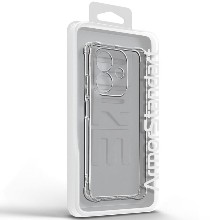 Силиконовый (TPU) чехол ArmorStandart Air Force для OPPO A3x / A3 / A40m - Clear: фото 3 из 6