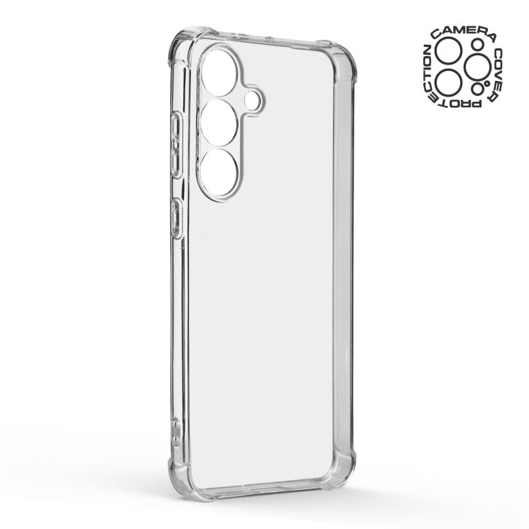 Силиконовый (TPU) чехол ArmorStandart Air Force для Samsung Galaxy S25 Plus (S936) - Transparent: фото 2 из 6