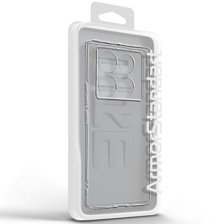Силиконовый (TPU) чехол ArmorStandart Air Series для Infinix Note 40 Pro - Clear: фото 2 из 6