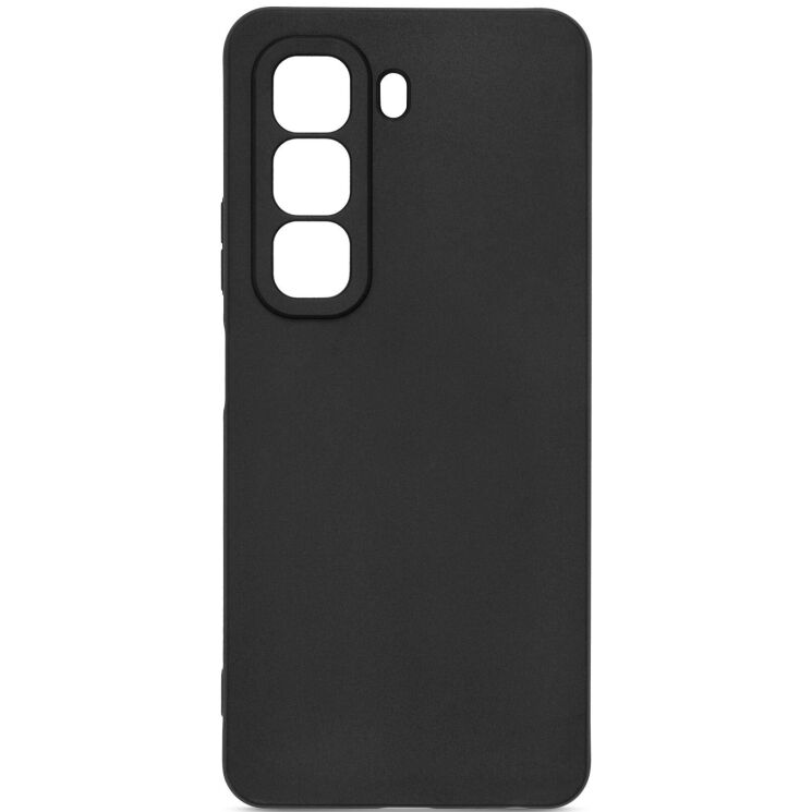 Силиконовый (TPU) чехол ArmorStandart Matte Slim Fit для Infinix Hot 50 - Black: фото 1 из 5