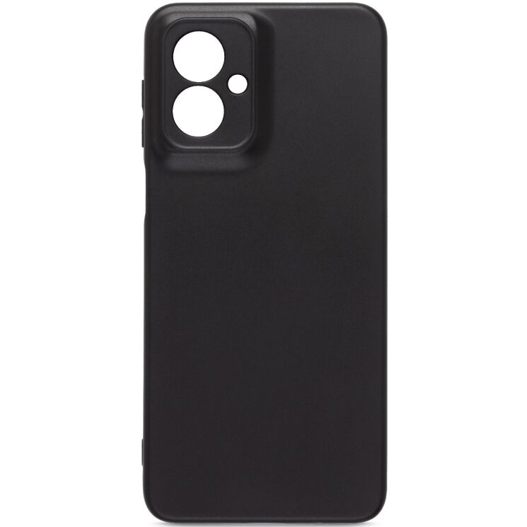 Силиконовый (TPU) чехол ArmorStandart Matte Slim Fit для Motorola Moto G55 - Black: фото 1 из 5