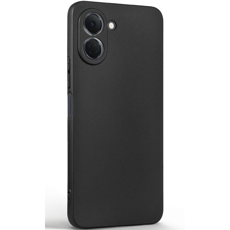 Силиконовый (TPU) чехол ArmorStandart Matte Slim Fit для TECNO Spark Go 3 - Black: фото 2 из 5