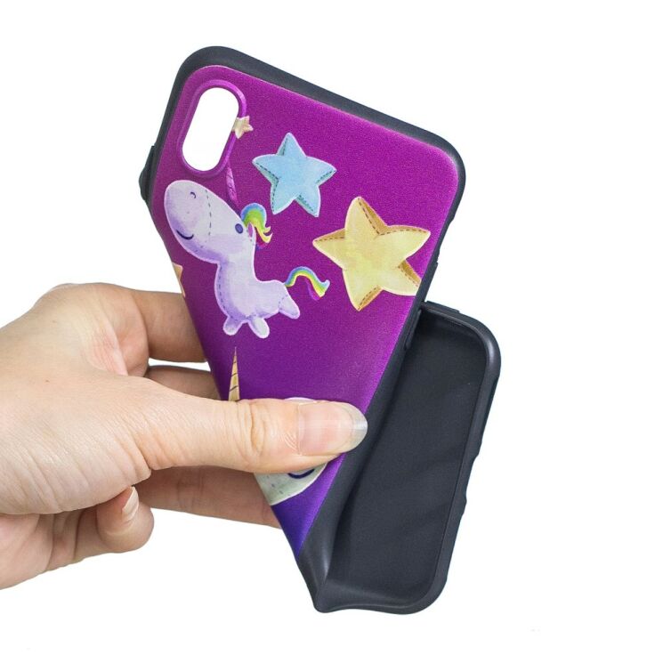 Силіконовий (TPU) чохол Deexe Life Style для Apple iPhone Xs Max - Unicorn and Star: фото 6 з 7