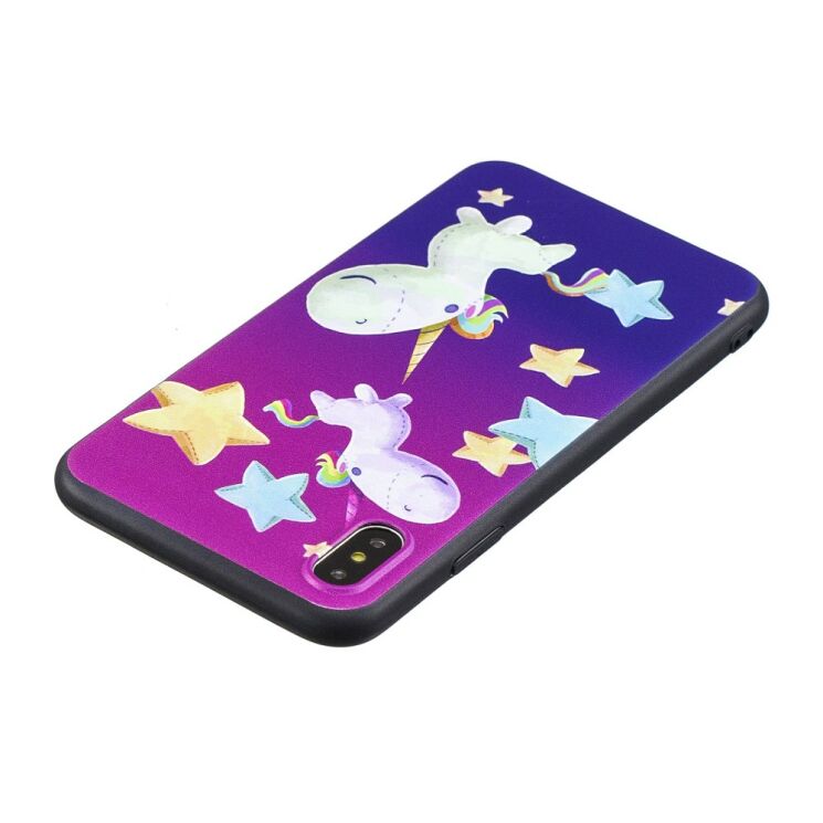 Силіконовий (TPU) чохол Deexe Life Style для Apple iPhone Xs Max - Unicorn and Star: фото 5 з 7