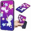 Силіконовий (TPU) чохол Deexe Life Style для Apple iPhone Xs Max - Unicorn and Star (208754F)