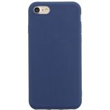 Силіконовий (TPU) чохол Deexe Matte Case для Apple iPhone SE 2 / 3 (2020 / 2022) / iPhone 8 / iPhone 7 - Dark Blue (226673DB)