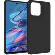 Силиконовый (TPU) чехол Deexe Matte Case для Motorola Moto G75 - Black (367800B)