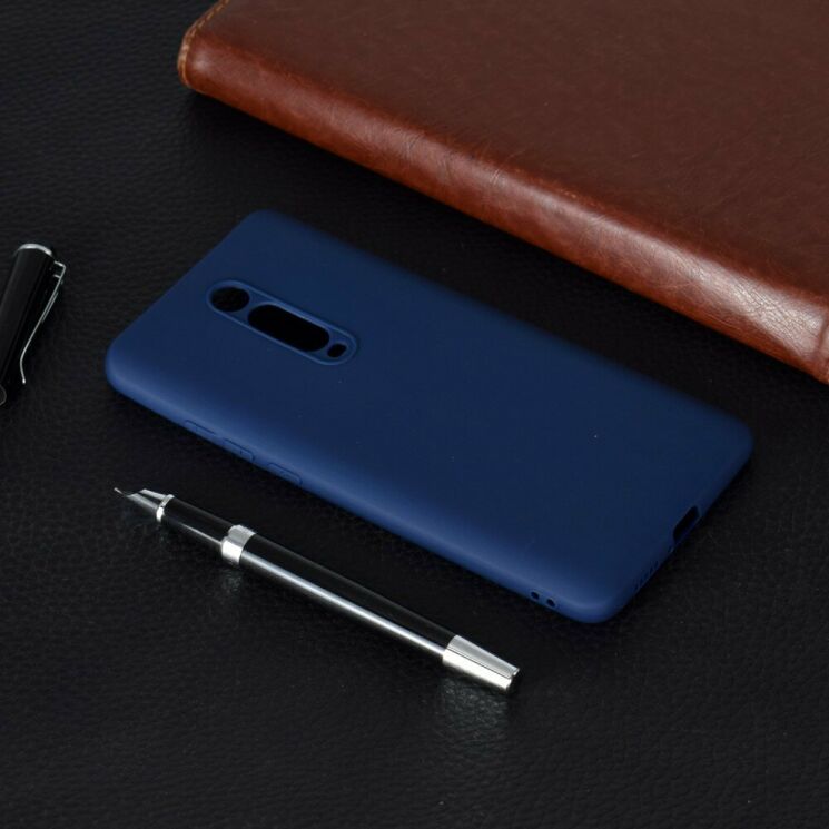 Силиконовый (TPU) чехол Deexe Matte Case для Xiaomi Mi 9T / Mi 9T Pro / Redmi K20 / Redmi K20 Pro - Dark Blue: фото 6 из 6