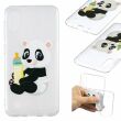 Силиконовый (TPU) чехол Deexe Pretty Glossy для Samsung Galaxy M10 (M105) - Panda Holding a Bottle (215707G)
