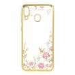 Силиконовый (TPU) чехол Deexe Shiny Cover для Samsung Galaxy M20 (M205) - Gold (245253F)