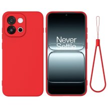 Силіконовий (TPU) чохол Deexe Silicone Case для OnePlus Nord 6 - Red: фото 1 з 9