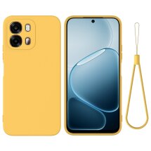 Силиконовый (TPU) чехол Deexe Silicone Case для OPPO A6s / A6 - Yellow: фото 1 из 9