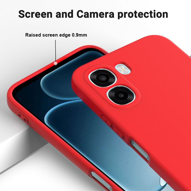 Силіконовий (TPU) чохол Deexe Silicone Case для OPPO A6x - Yellow: фото 5 з 9