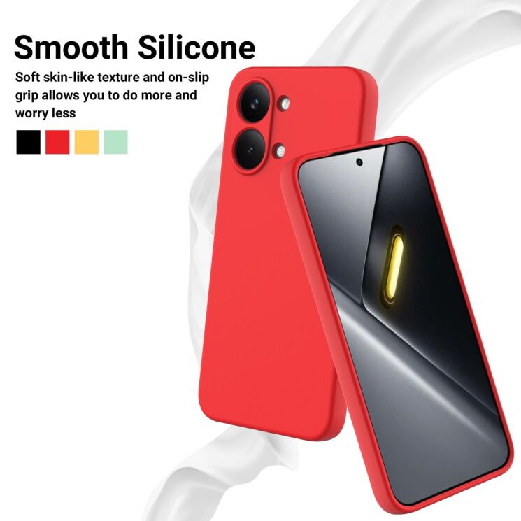 Силиконовый (TPU) чехол Deexe Silicone Case для Xiaomi Poco X8 Pro - Black: фото 4 из 9