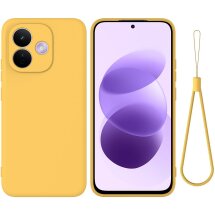 Силиконовый (TPU) чехол Deexe Silicone Case для Xiaomi Redmi Note 17 Pro - Yellow: фото 1 из 9