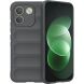 Силиконовый (TPU) чехол Deexe Terra Case для Xiaomi Redmi Note 17 Pro Max - Dark Grey (430520DH). Фото 1 из 4