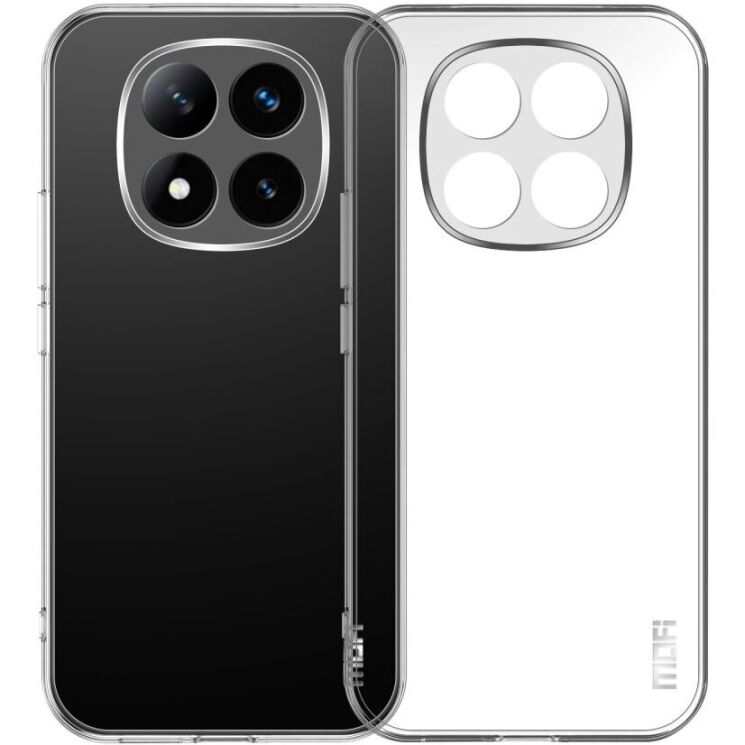 Силиконовый (TPU) чехол MOFI Thin Guard для Xiaomi Redmi Note 14 Pro 5G - Transparent: фото 1 из 9
