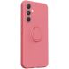 Силиконовый (TPU) чехол с кольцом Deexe Color Shell для Samsung Galaxy A27 (A276) - Red (408615R). Фото 3 из 9