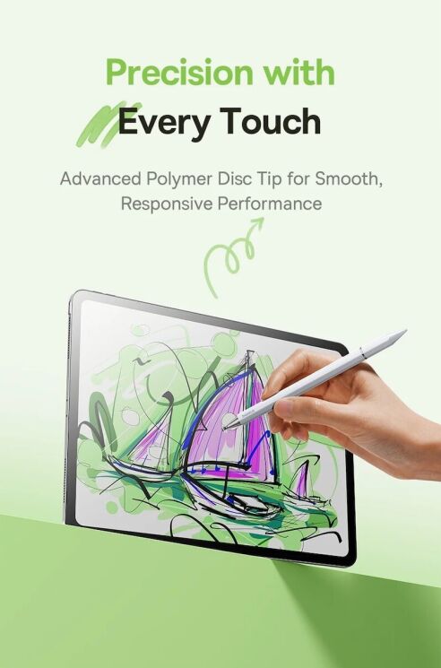 Стилус Baseus Smooth Writing 3 Passive Stylus (P80080804213-00) - White: фото 11 из 18