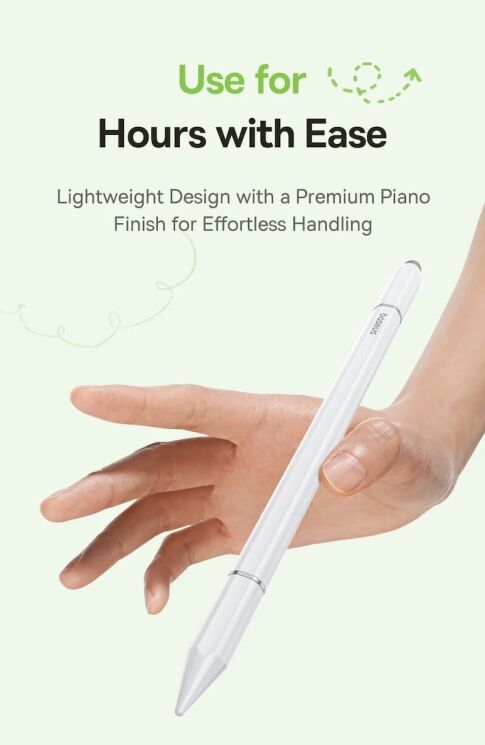 Стилус Baseus Smooth Writing 3 Passive Stylus (P80080804213-00) - White: фото 14 из 18