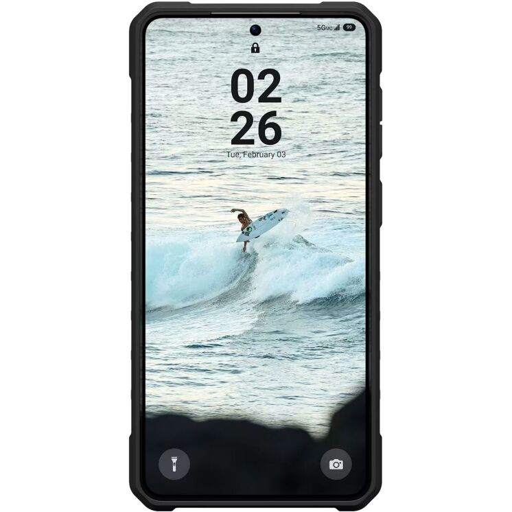 Ударопрочный чехол URBAN ARMOR GEAR Pathfinder Clear MagSafe для Samsung Galaxy S26 Plus (S947) 214527113140 - Ash / Black: фото 2 из 10