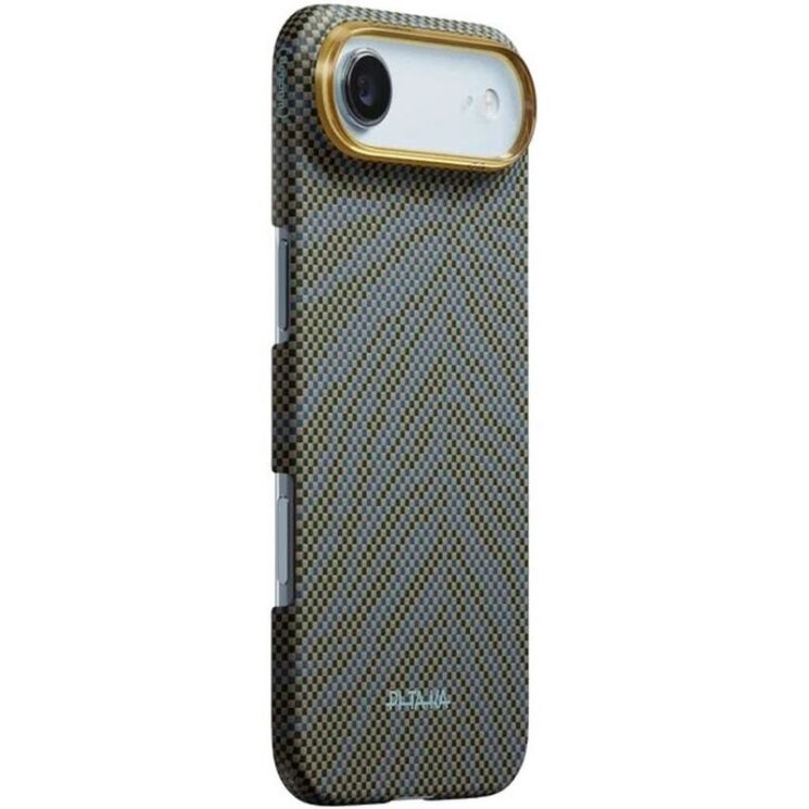 Ультратонкий чехол Pitaka Edge Case Breath of Veins для iPhone Air (BV1703A) - Dive Green: фото 2 из 9