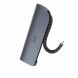 USB HUB HOCO HB13 EasyLink Type-C to 3xUSB 3.0 + HDMI + PD - Metal Gray (895305H). Фото 3 з 6