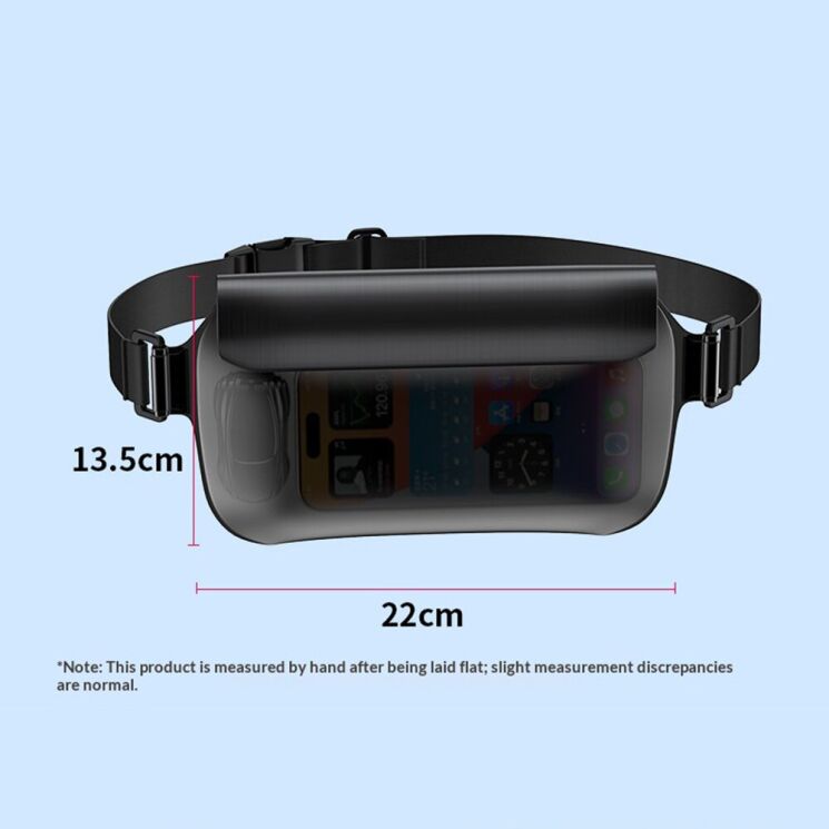 Влагозащитный чехол UniCase Aqua Motion для смартфонов с диагональю до 7.2 дюймов - Black: фото 11 из 11