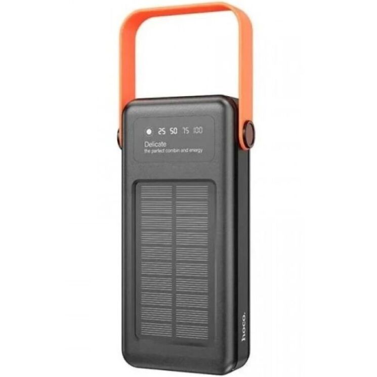 Зовнішній акумулятор Hoco DB33 Plus 22.5W+PD20W Sun Solar (30000mAh) - Black: фото 5 з 16