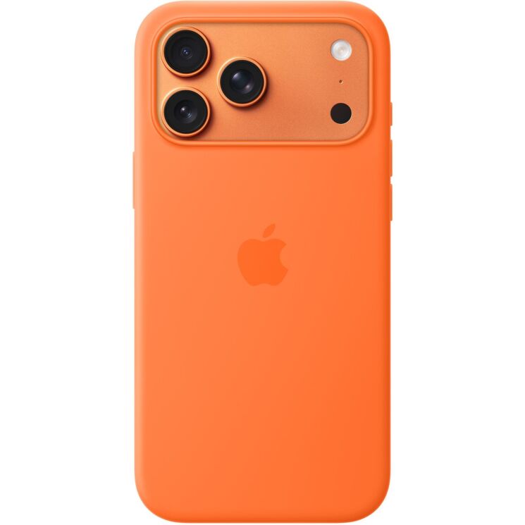 Захисний чохол Copiex Silicone Case with MagSafe для Apple iPhone 17 Pro Max - Orange: фото 1 з 2