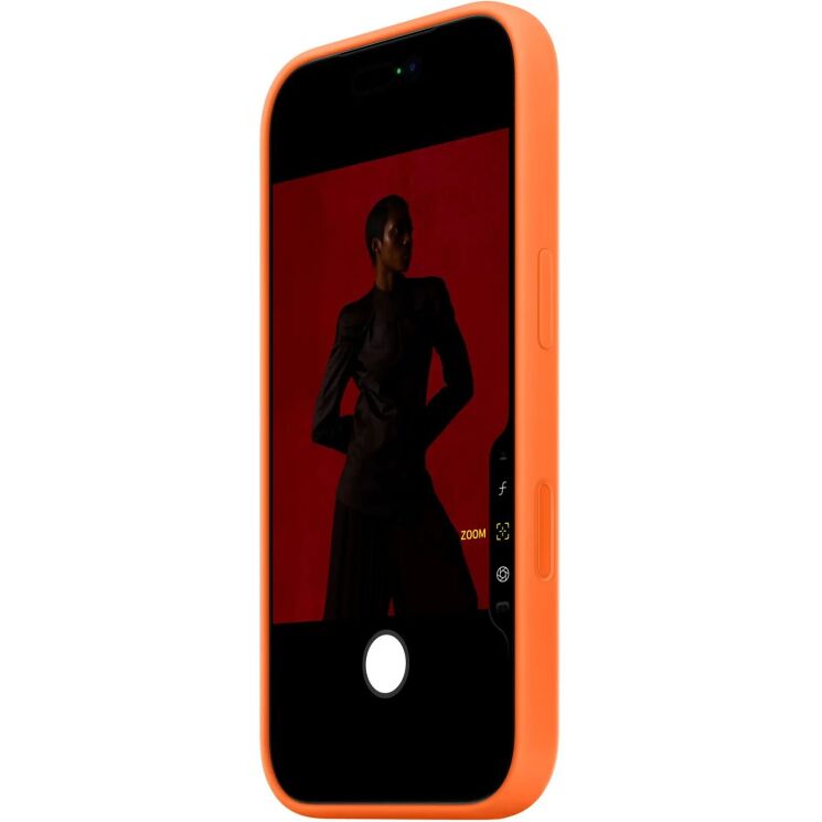 Захисний чохол Copiex Silicone Case with MagSafe для Apple iPhone 17 Pro Max - Orange: фото 2 з 2