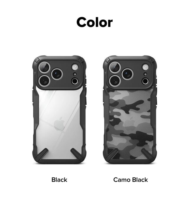 Защитный чехол Ringke Fusion X для iPhone 18 Pro Max (8800380461697) - Black (423982B) Защитный чехол Ringke Fusion X для iPhone 18 Pro Max (8800380461697) - Black: фото 18 из 20